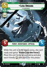 Star Wars Unlimited- Leia Organa - Extraordinary (Hyperspace) - LOF