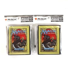 MTG Players Card Sleeve Retro Core Basic Set 5th Edition 2 Pack New
