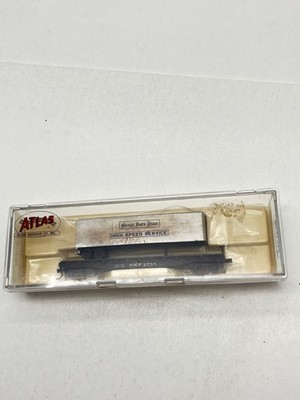 Atlas Trains N Nickel Plate Road NKP 2788 Piggyback Flat Car w/ Trailer #37782