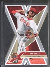2008 Upper Deck X - Dan Haren #5 Die-Cut - Arizona Diamondbacks