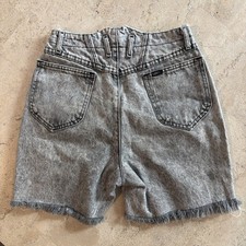 Vintage Lee High Rise Cutoff Jean Shorts Size 7 100 Cotton Frayed Hem 90s Style