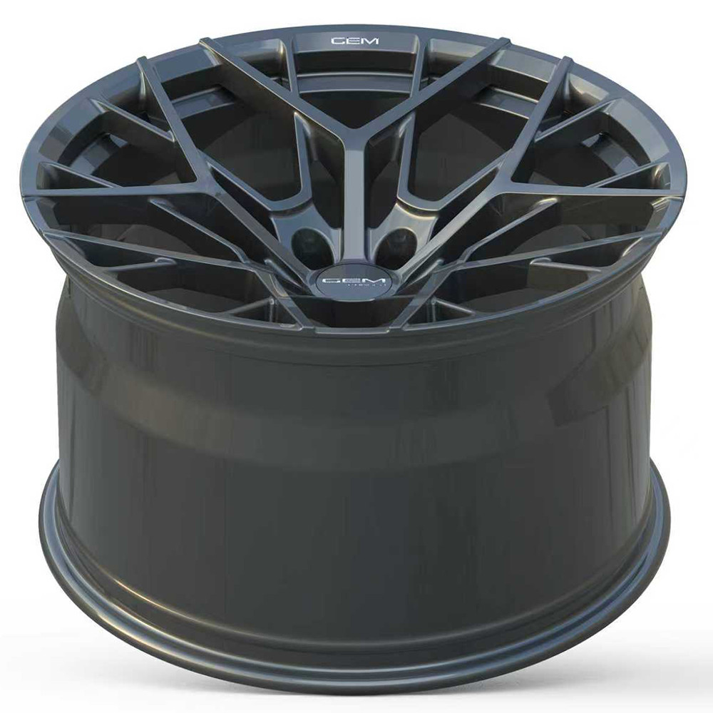 20" GEM Forged GZR Style ZR1 Gloss Gunmetal Wheels for Audi R8 Gen 1 2006–2015