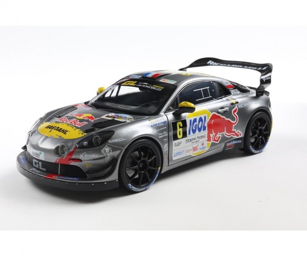 Solido Modellauto 1:18 Alpine A110 Rgt+ #6 Grau 2024 Du Mont Blanc S1801630-image