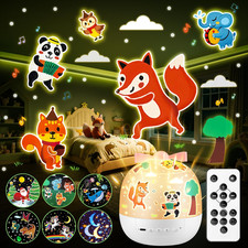 Nachtlicht Sternenhimmel Projektor Kinder,10 Musik Spieluhr , Nachtlicht Baby,Na