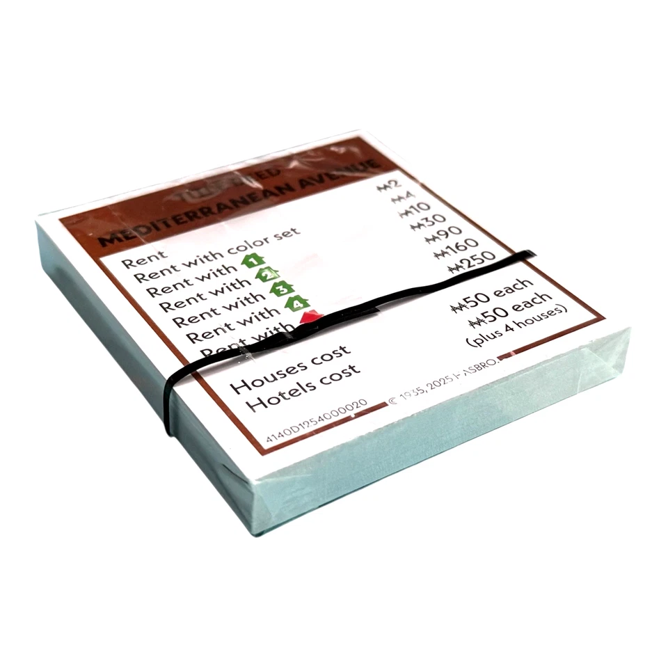 Juego Monopoly Juego Completo Cartas Título Propiedad - Nuevo Precintado - 2025 Foto 2 de 4