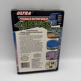 Teenage Mutant Ninja Turtles Nintendo NES CIB Box Ultra Games Complete