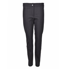 BRUNELLO CUCINELLI WOMEN'S DARK GREY WOOL TROUSERS MSRP 2495 SIZE 40