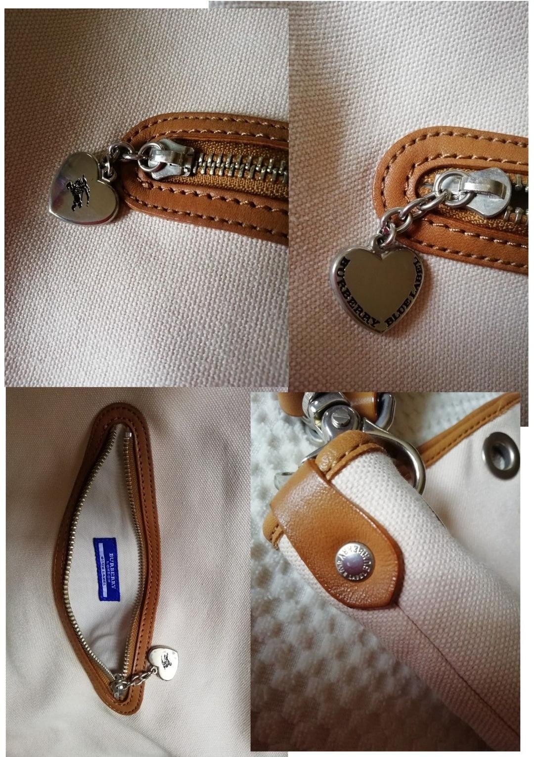 Burberry Blue Label Reversible Tote Bag Nova Check Large Shoulder Bag New thumbnail 17