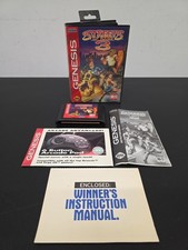Streets of Rage 3 (Genesis, 1994). CIB w/ Regular Card & Manual, Ad Promo. BN19