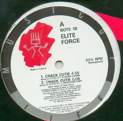 Elite Force (3) - Crack Cutie, 12'', (Vinyl)