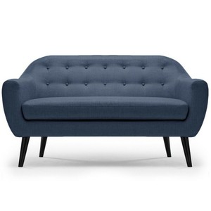 Paris Prix - Canapé 3 Places Scandinave "chestwick" 195cm Bleu