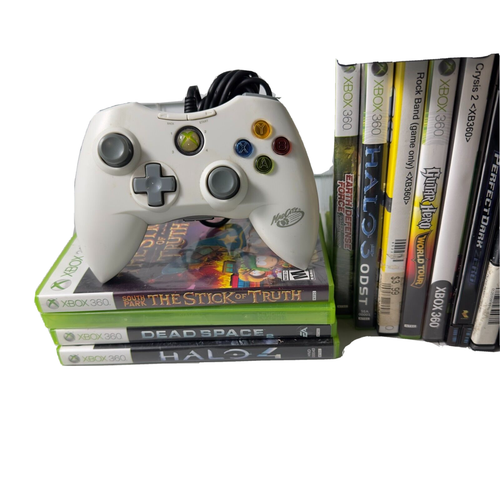 Xbox 360 Series S Console 1439, 250GB, 4 controllers, Kinect, 11 Games, Mic. - Afbeelding 3 van 8