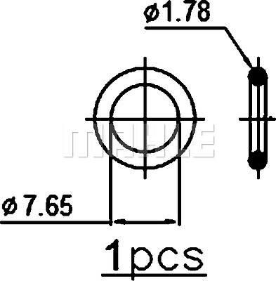 Mahle AC 637 000P Kondensator, Klimaanlage FüR Opel Astra J Caravan (P10)-image