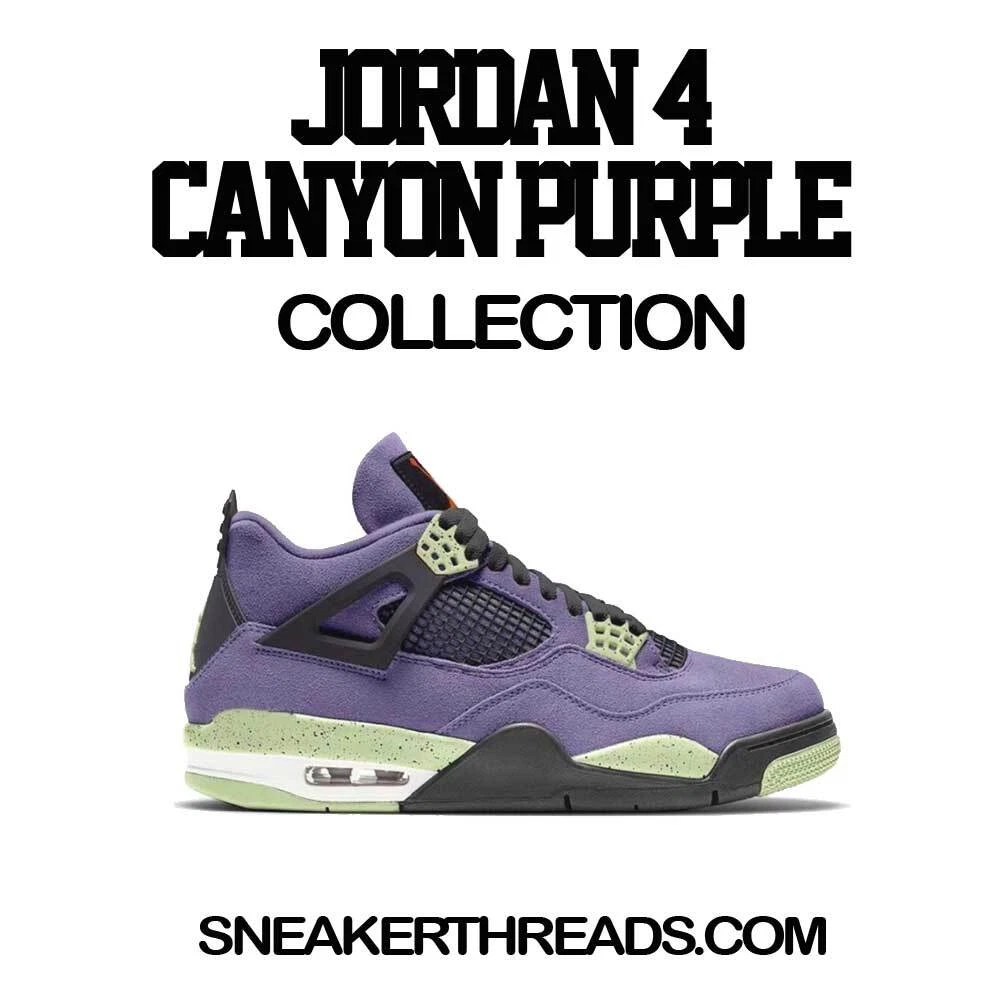 jordan 4 canyon purple shirt