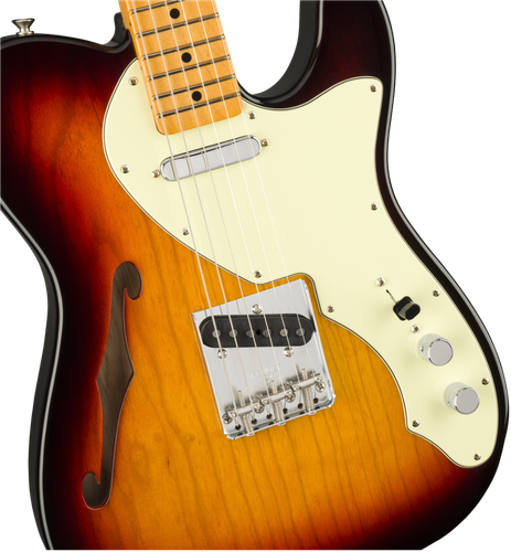 Fender Años 60 EE. UU. Thinline Inc Sunburst Estuche - Imagen 3 de 5