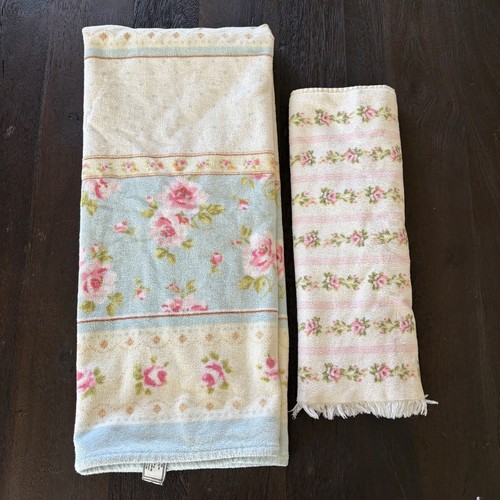 Cottage Core The Royal Company Floral Bath Towel And Hand Towel Set Of 2
