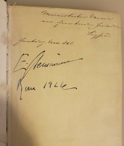 Hermann Lingg Gedichte 1860 Lyrik deutsche Sprache Bibliotheca Hertziana Briefmarke - Bild 2 von 9