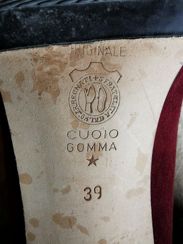 Riviera del Brenta Damen Pumps / Leder / Gr. 39 / Weinrot - Bild 5 von 5