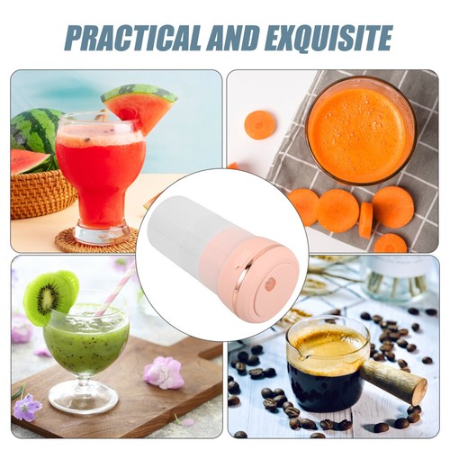 Portable Juicer Machines Mini Smoothie Blender USB Rechargeable Electric Cup - Picture 6 of 12