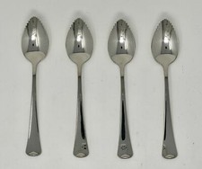 Oneida Wyndham Set of 4 Grapefruit / Fruit Spoons 5 3/4" USA MADE 1881 Rogers