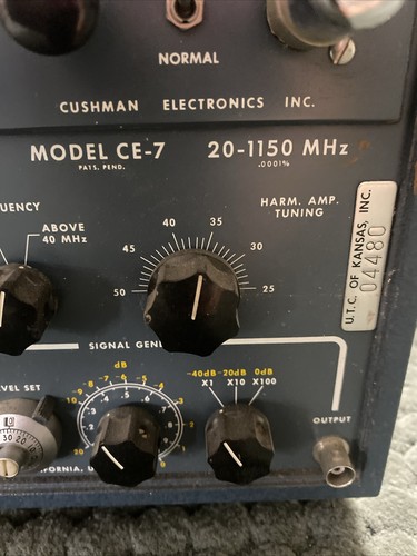 Vintage Cushman Multi-Channel Monitor CE-7 For Parts Or Repair - Picture 4 of 10