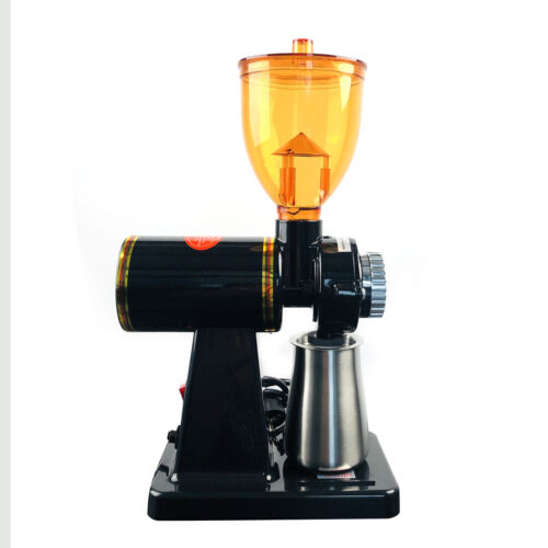 Commercial Electric Coffee Grinder Automatic Burr Mill Bean Home Office Grind - Picture 4 of 9