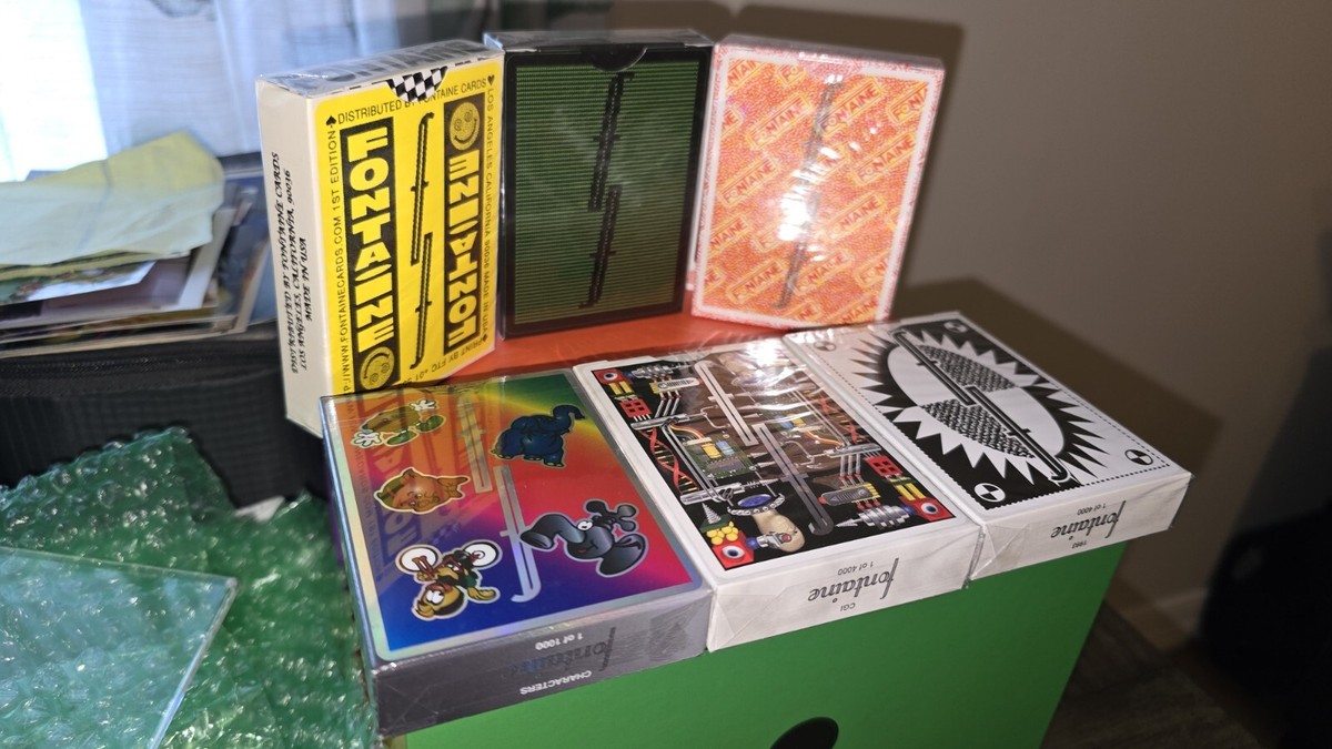 Fontaine Fever Dreams Playing Cards Brick Box With 6 Decks