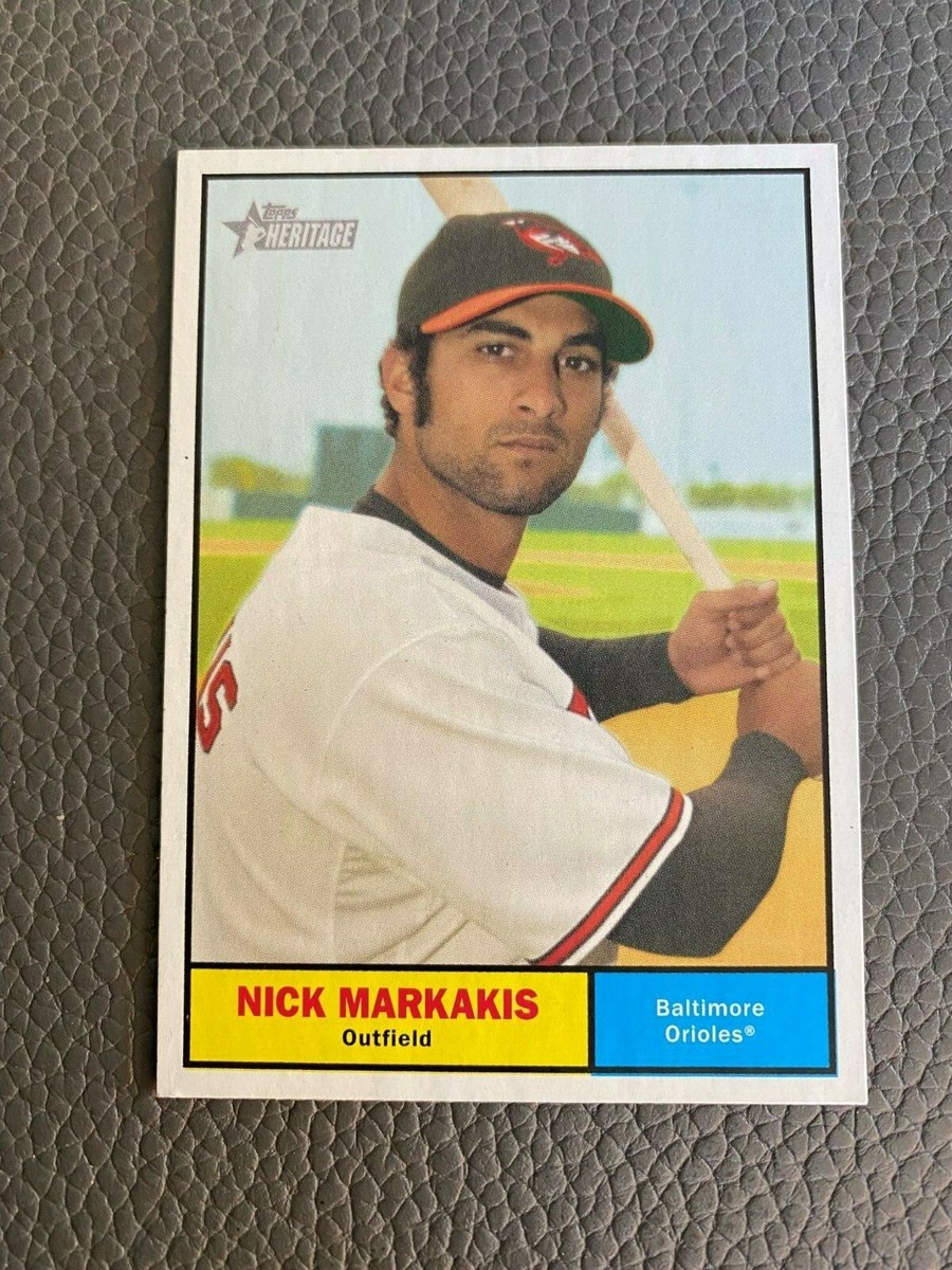 希少！Orioles majestic MLB オリオールズ　MARKAKIS Majestic MLB Baltimore Orioles Nick Markakis Shirt Mens Size