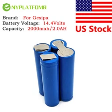Soldering required 2.0AH for Gesipa 14.4V battery tool battery pack 14.4 Volt