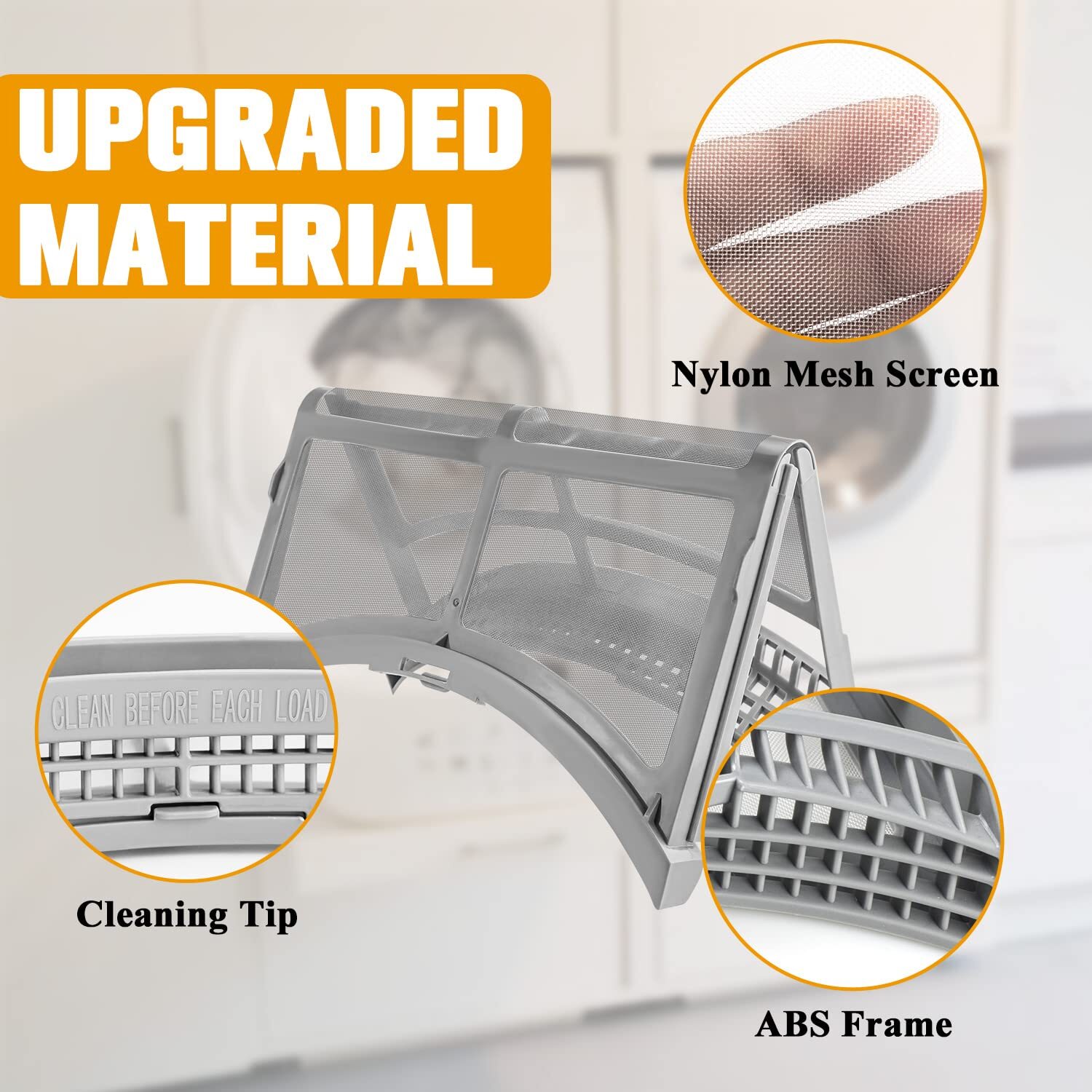 DC6102595A Dryer Lint Trap Screen Replacement for Samsung Dryer