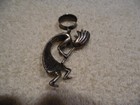 Vintage Kokopelli Native American Sterling Silver Pendant — photo 1