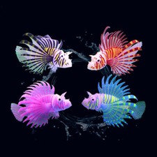  JB 3PCS Artificial Fake Lighting Fish Tank Aquarium Aquatic Luminous Lionfish