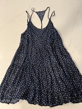 Forever 21 Women’s Navy Blue Babydoll Dress Sz S