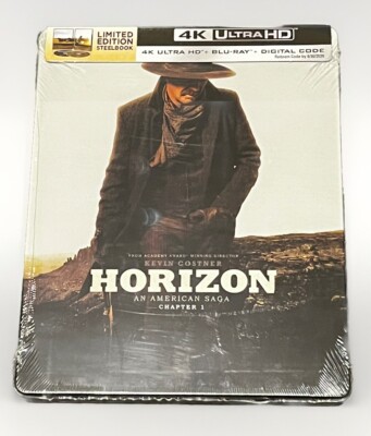 Horizon: An American Saga - Chapter 1 (SteelBook)(4K Ultra HD) NEW