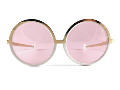 VINTAGE RAY B&L GIBBY PEARL GOLD GRADIENT LENSES SUNGLASSES  display picture 2