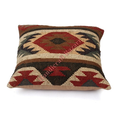 Throw Pillow Cushion Cover Wool Jute Pillow Cases Jute Home Decor 2 Pcs Christma - Picture 31 of 75