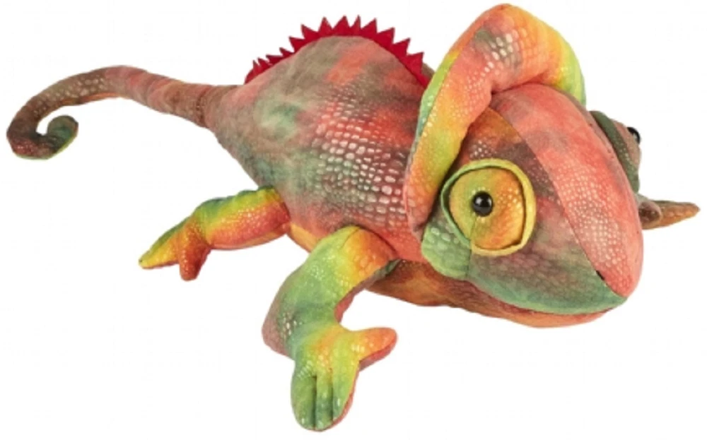 Ravensden Peluche Caméléon 33CM - FRS004CN Reptile Animal à Câliner Sauvage