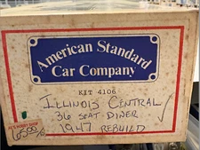 American Standard Car Co. Model RR Kit #4106