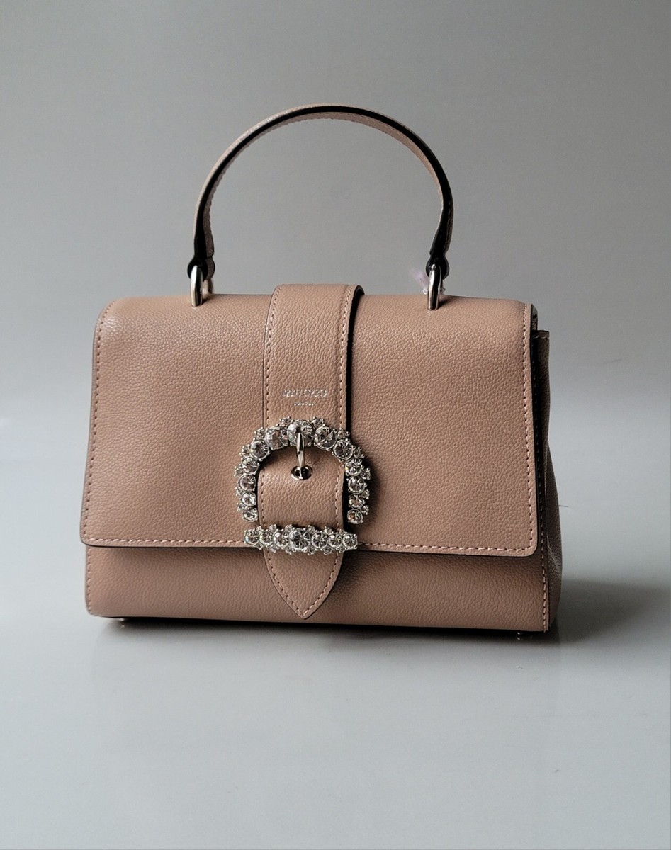 JIMMY CHOO CHERI TOPHANDLE/ ピンク Jimmy Choo Cheri TopHandle Crossbody Handbag Powder Pink