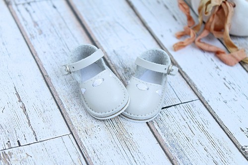Zapatos blancos estilo Mary-Jane para Little Darling - Imagen 5 de 8
