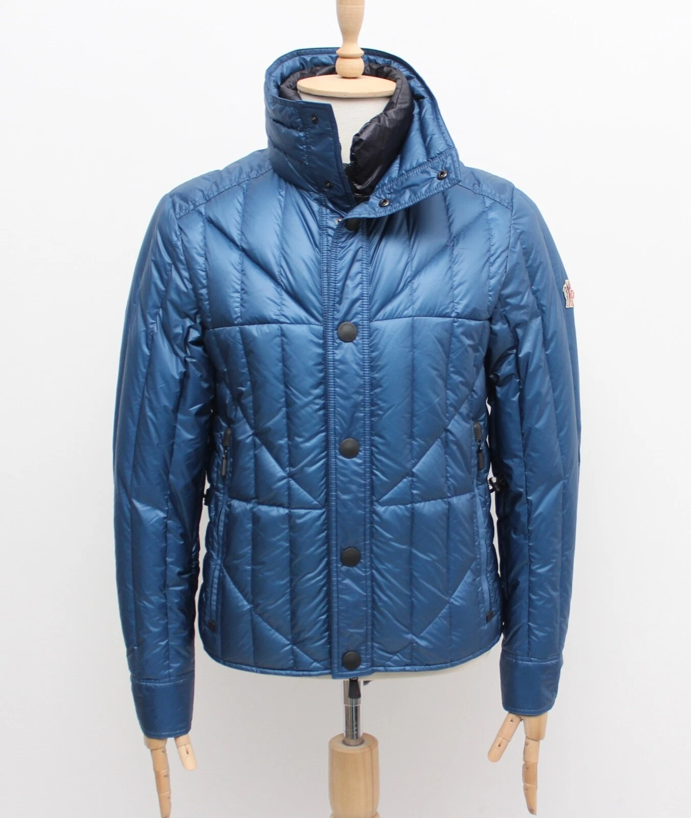 Giubbotto piumino trapuntato uomo MONCLER Grenoble Chaux RARO taglia 2 ~S M