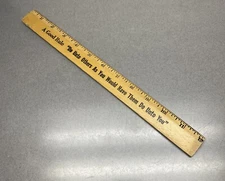 Vintage Coca-Cola advertising Wood Ruler Good Rule Do unto Others Advertisement 