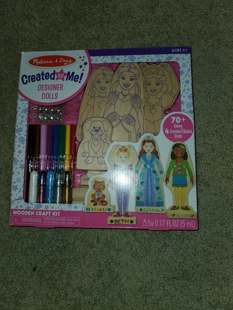 melissa and doug created by me designer dolls