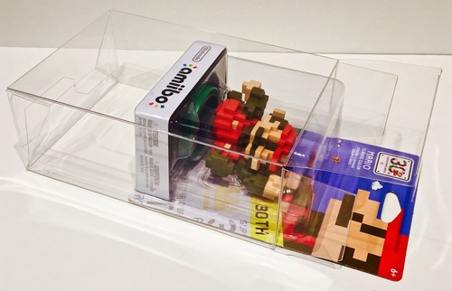 5 Box Protektoren für Nintendo Amiibo NEU NUR KLEINE GRÖSSE! Klarsichtvitrinen - Bild 1 von 9