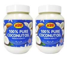 KTC 100% PURE COCONUT OIL PACK OF 2 (2X500ML) PREMIUM QUALITY NEW HAIR/SKIN
