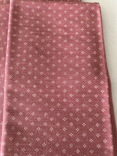"Juego de servilletas de cena de tela vintage/6 rosa malva 16""" - Imagen 2 de 3