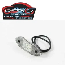 Britax LED Front Position Lamp Light 12v 24v CLEAR L47.00.LDV