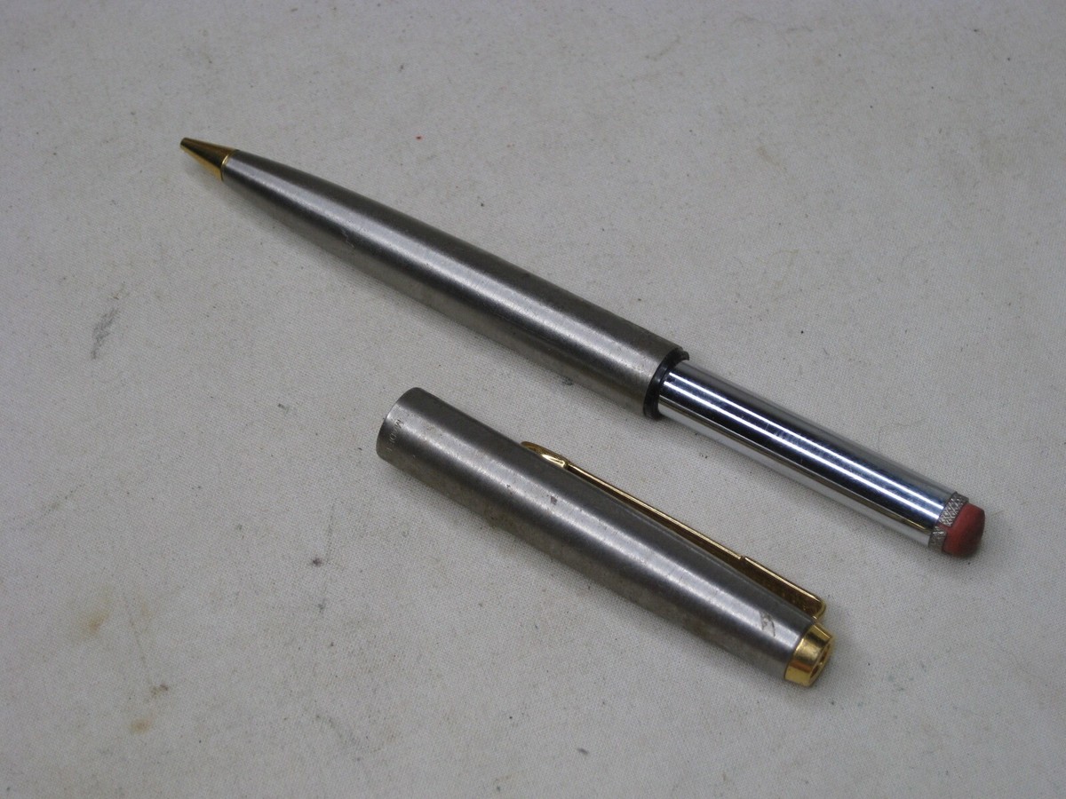 vintage PARKER mechanical pencil gold tone arrow clip Made in