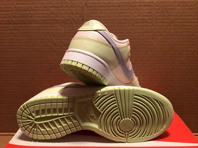Nike Nike Dunk Low light soft pink/ghost-lime ice size 8.5 womens