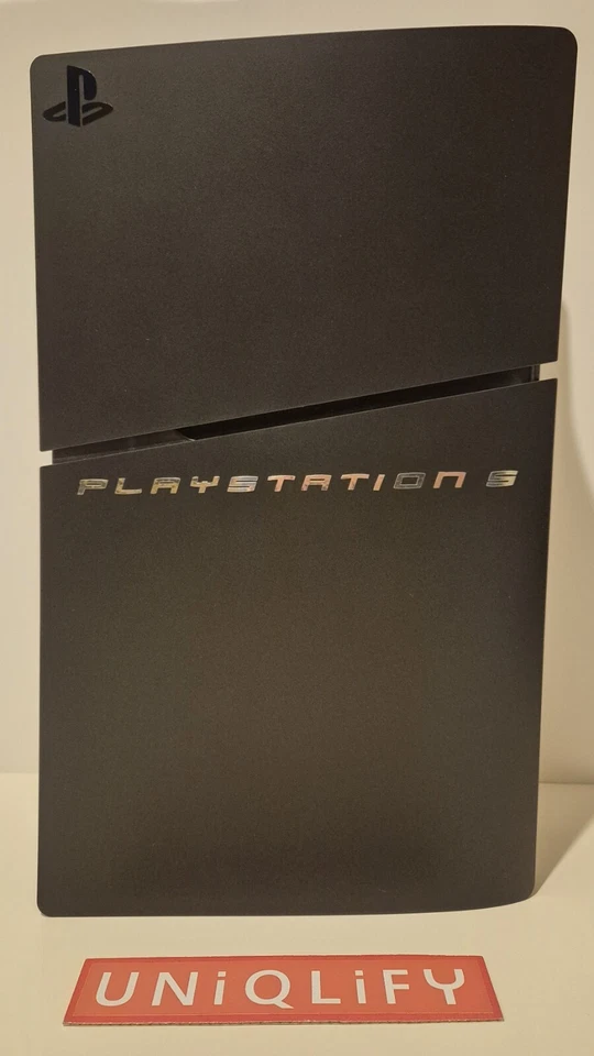 PlayStation 5 PS5 тонкий/Pro | ретро PS3 логотип тематическая лицевая панель чехол | диск Digi - Изображение 3 из 4